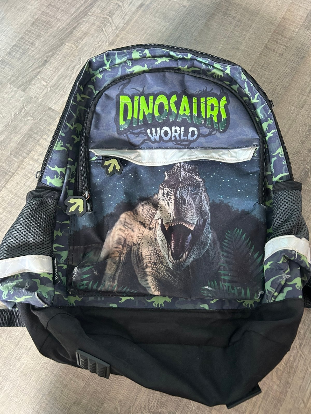Boekentas T-Rex Dinosaurus World, Ophalen, Zo goed als nieuw, Groen