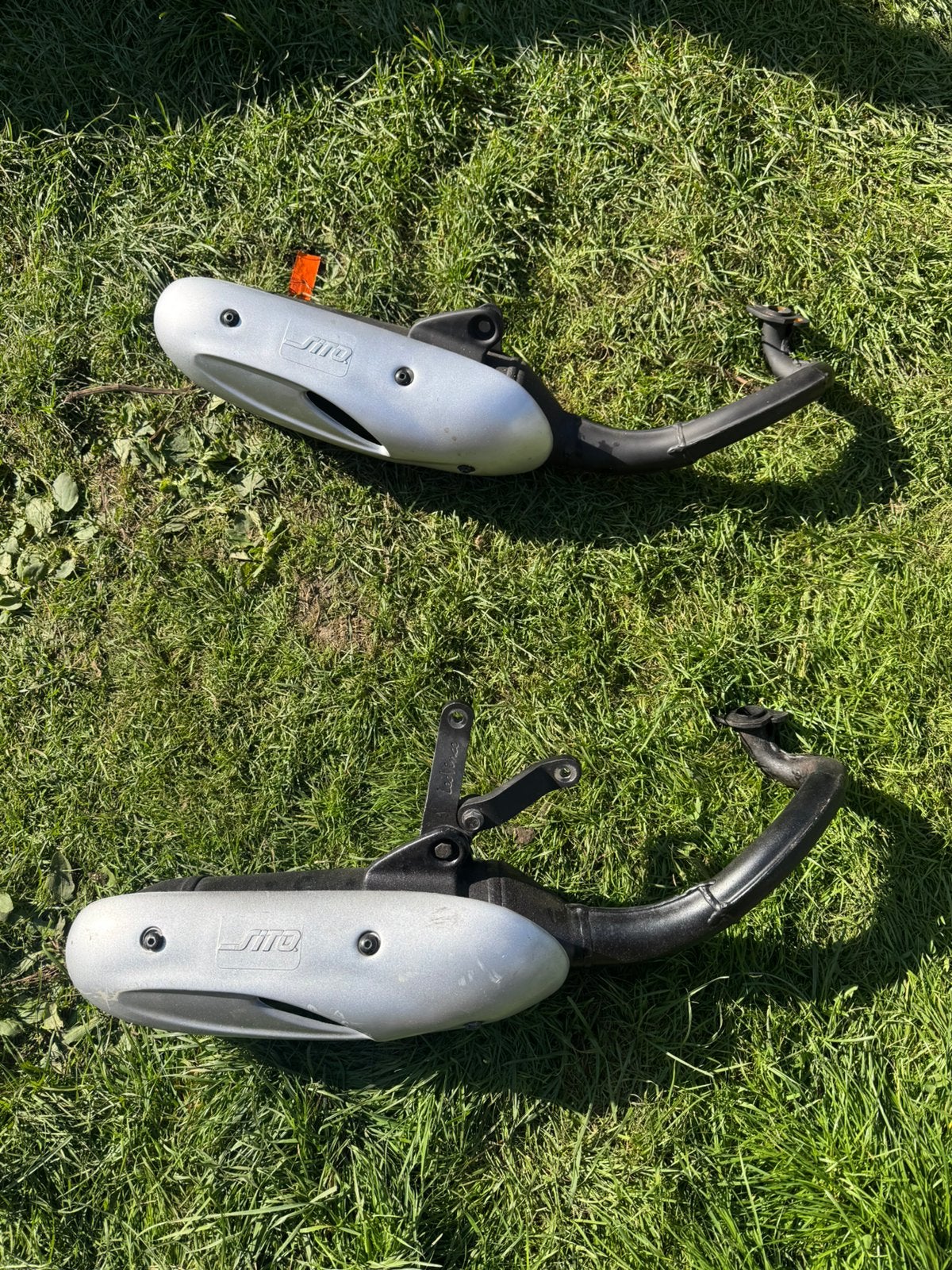 Sito uitlaat 2x, Fietsen en Brommers, Ophalen, Zo goed als nieuw, Uitlaat, Yamaha