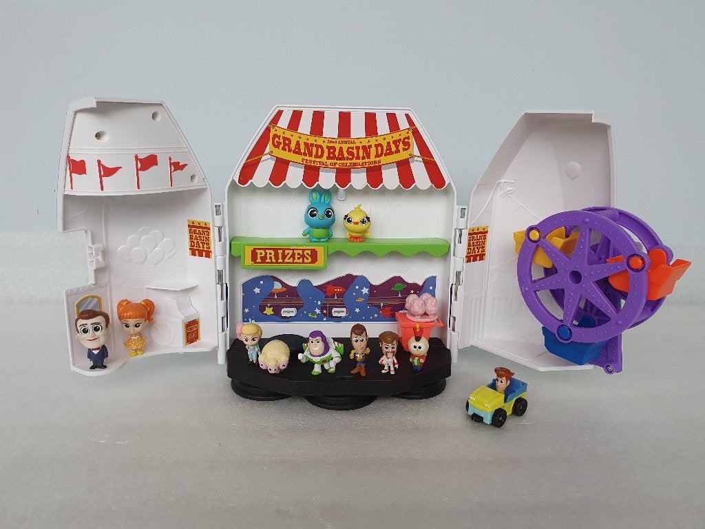 Toy Story: Minis Buzz Lightyear's Star Adventurer + figuren, Verzamelen, Ophalen of Verzenden, Gebruikt