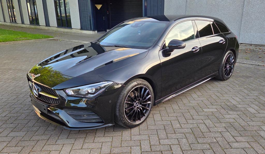 Mercedes CLA 180d AMG Line Shooting Brake – Leder/Alcantara, 4 cilinders, Zwart, 85 kW, Lichtsensor