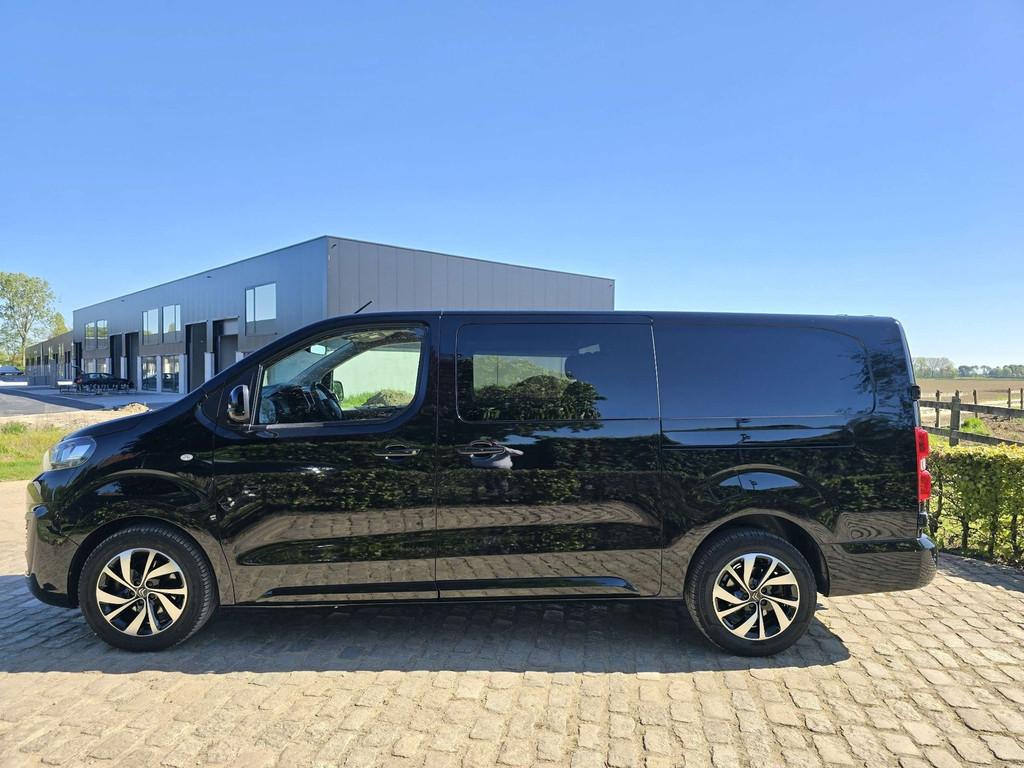 Citroen Jumpy Dubbele Cabine-6Zit//Navi-Pdc-Cruis-Camera-Tre, Auto's, Citroën, Stof, 4 cilinders, Zwart, Bedrijf