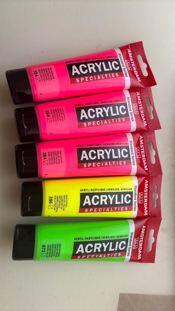 NEON acryl verf (kan apart gekocht worden), Doe-het-zelf en Bouw, Ophalen, Nieuw, Verf, Roze