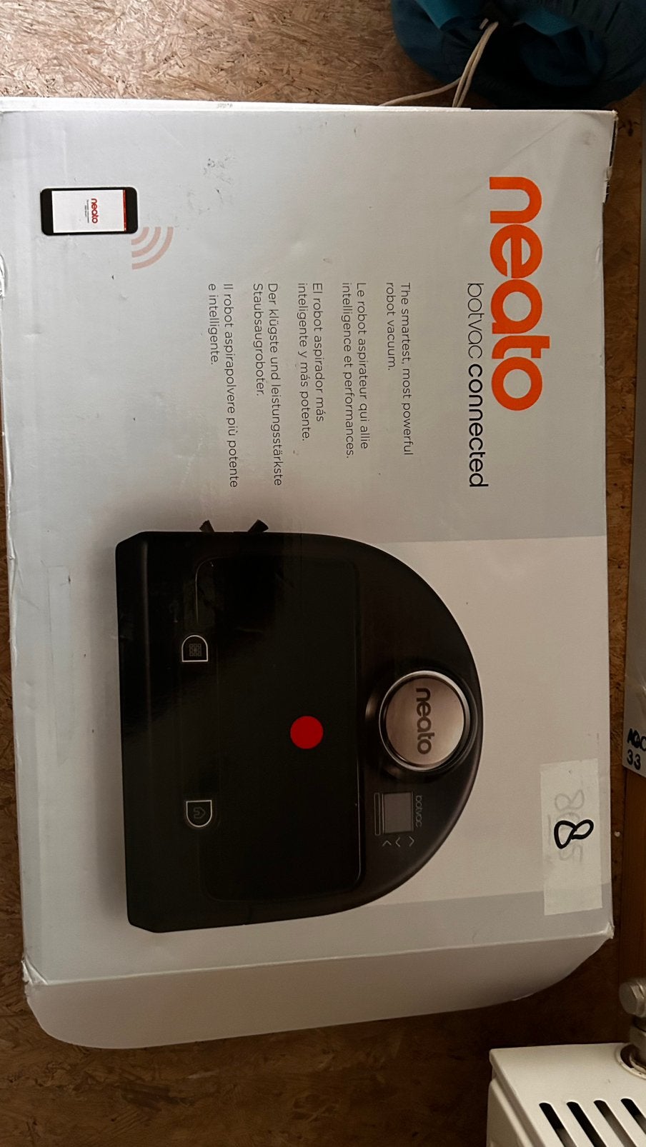 Robotstofzuiger, Enlèvement, Utilisé, Aspirateur robot, Neato