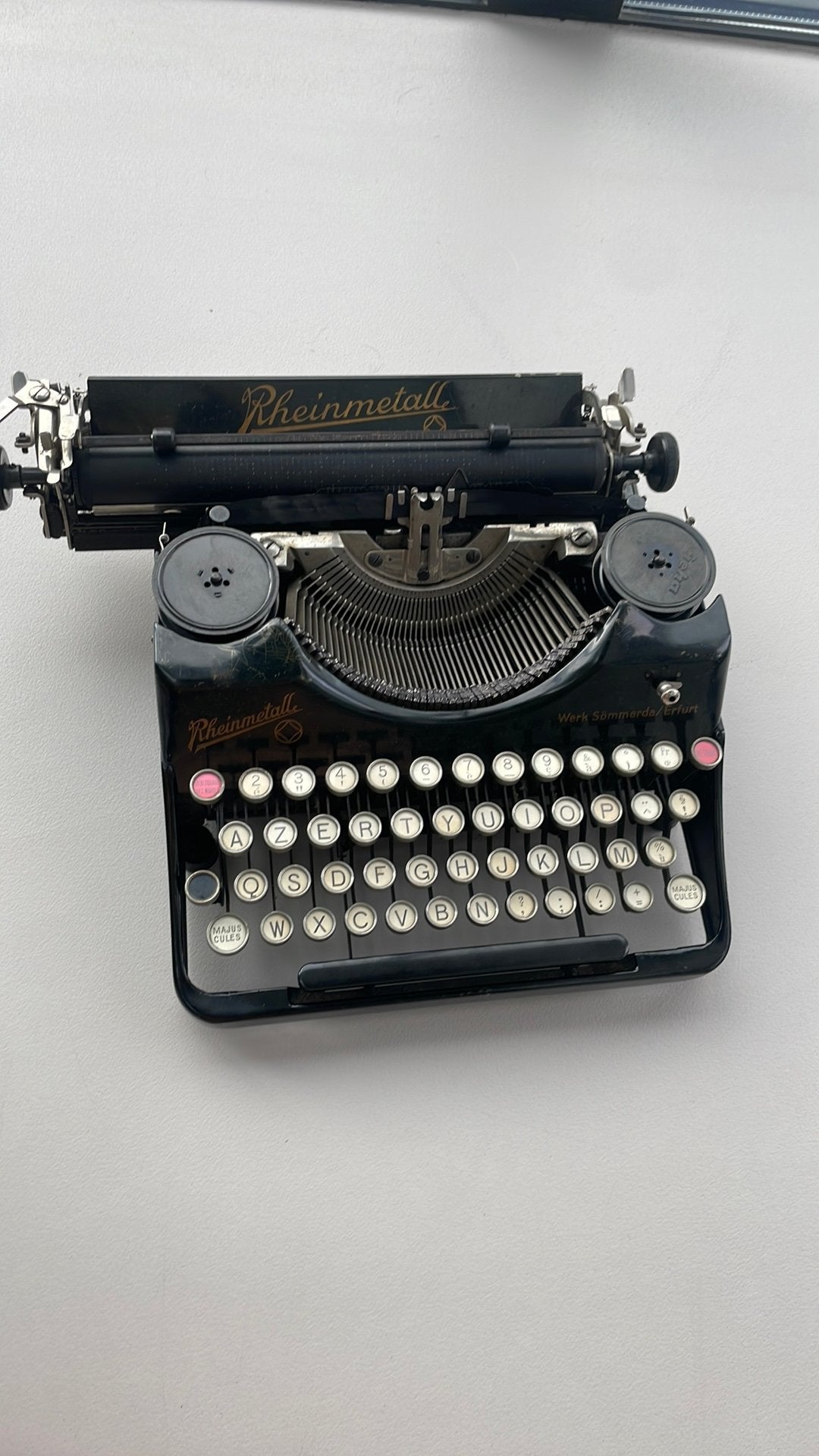 typemachine zwart rheinmetalle, Diversen, Ophalen of Verzenden, Zo goed als nieuw