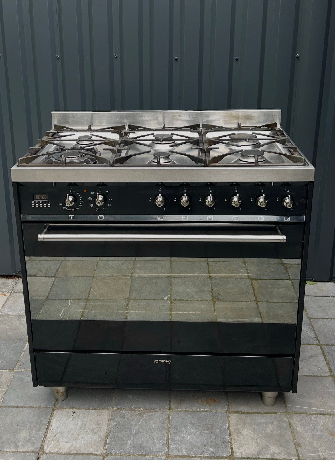 Smeg classici gasfornuis, Ophalen, Gebruikt, 60 cm of meer, Gas