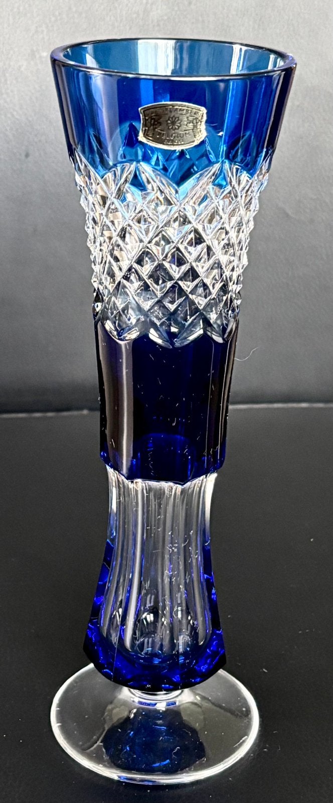 VASE EN CRISTAL VAL SAINT LAMBERT SOLIFLORE, Enlèvement ou Envoi