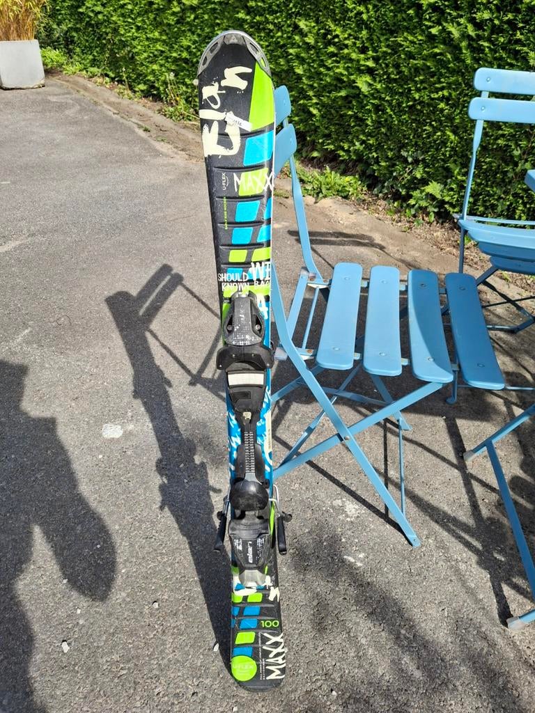 Ski Elan Maxx 100 + botten 32,5 / 248mm + basis uitrusting, Sport en Fitness, Skiën en Langlaufen, Ophalen, Gebruikt, Ski, 100 tot 140 cm