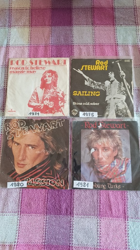 Vinyl singles Rod Stewart, Cd's en Dvd's, Ophalen of Verzenden, Gebruikt