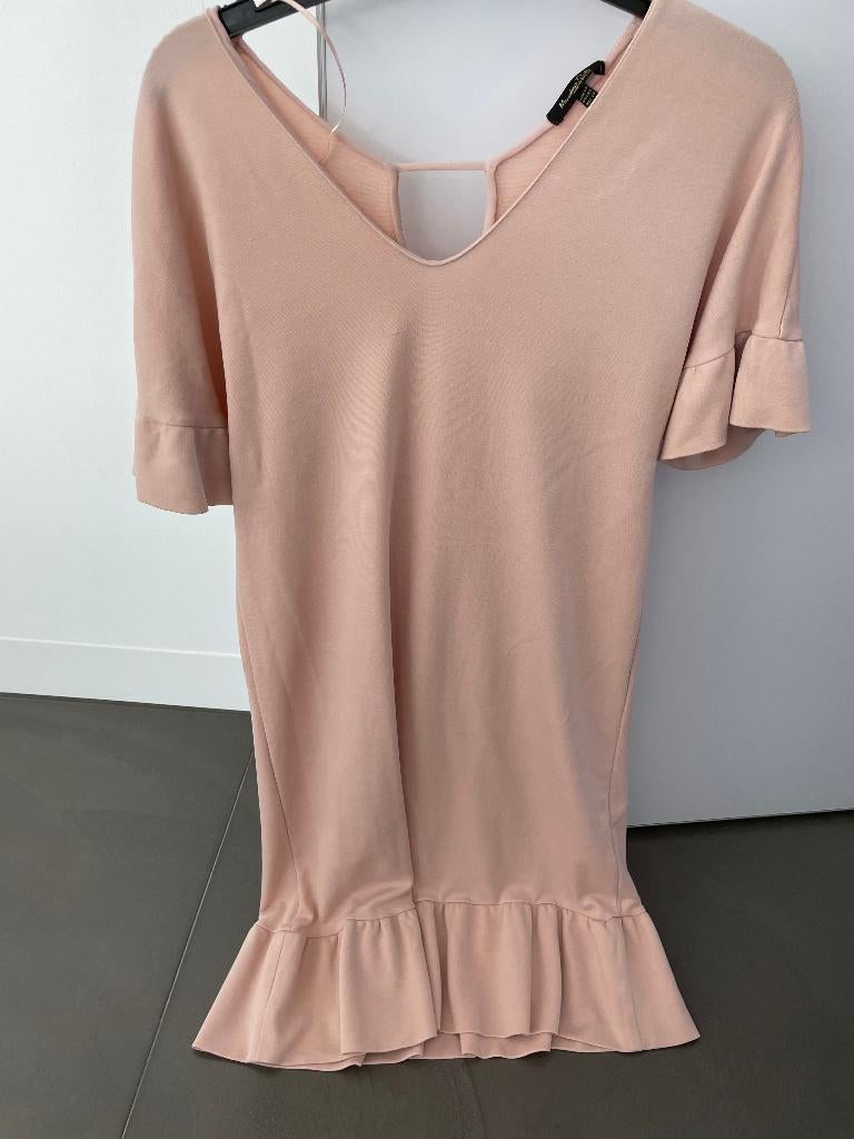 Roos kleed maat XS van Massimo Dutti, Kleding | Dames, Massimo Dutti, Ophalen of Verzenden, Zo goed als nieuw, Roze