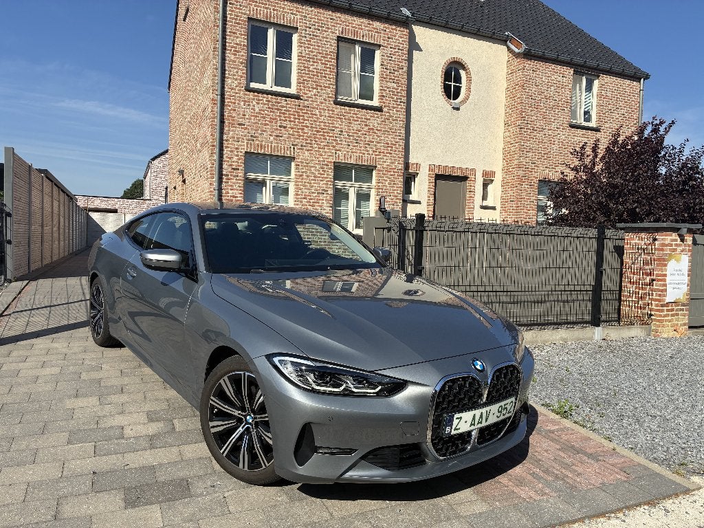 BMW 420i Coupé // GEAR SELECT + WIDESCREEN // SLECHTS 26d KM, Autos, BMW, Argent ou Gris, Achat, Euro 6, Entreprise