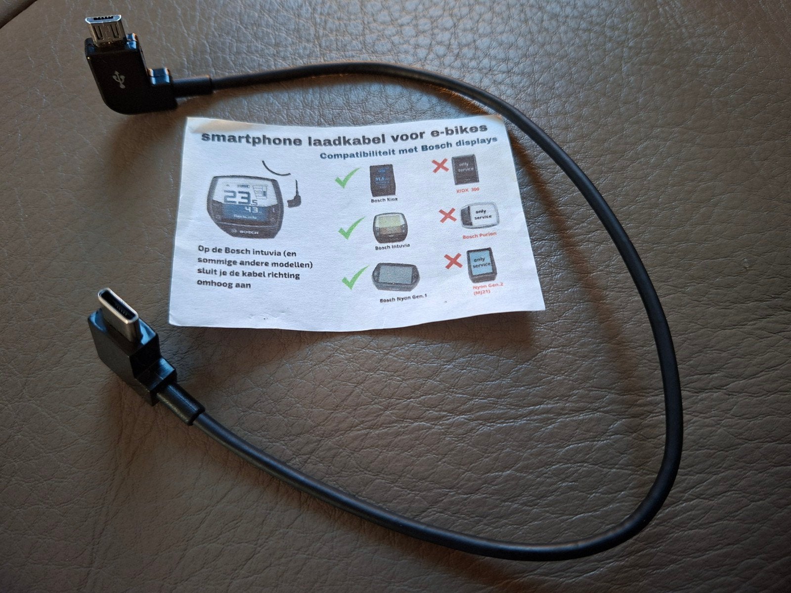 e-bike laadkabel Bosch fietsdisplay naar USB C (smartphone), Vélos & Vélomoteurs, Accessoires vélo | Compteurs de vélo, Enlèvement ou Envoi