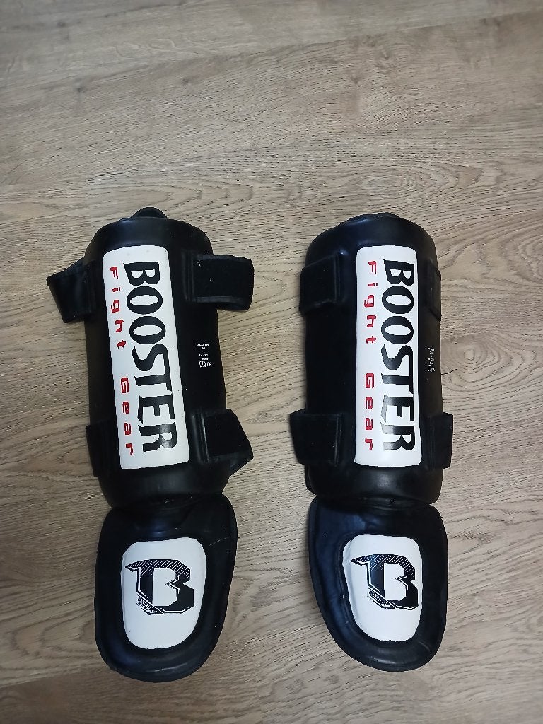 Scheenbeenbescherming vechtsport, Sports & Fitness, Sports de combat & Self-défense, Comme neuf, Enlèvement, Taille L, Protection pour arts martiaux