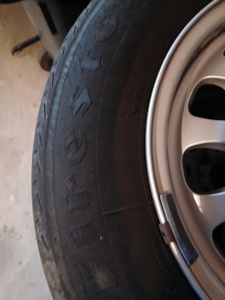 Velgen bmw e 39 met banden, Auto-onderdelen, Banden en Velgen, Ophalen, 215 mm, 15 inch, Winterbanden