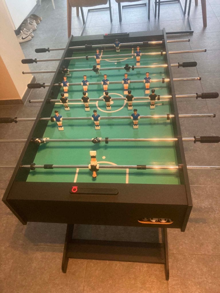 Tafelvoetbalspel, Ophalen, Zo goed als nieuw