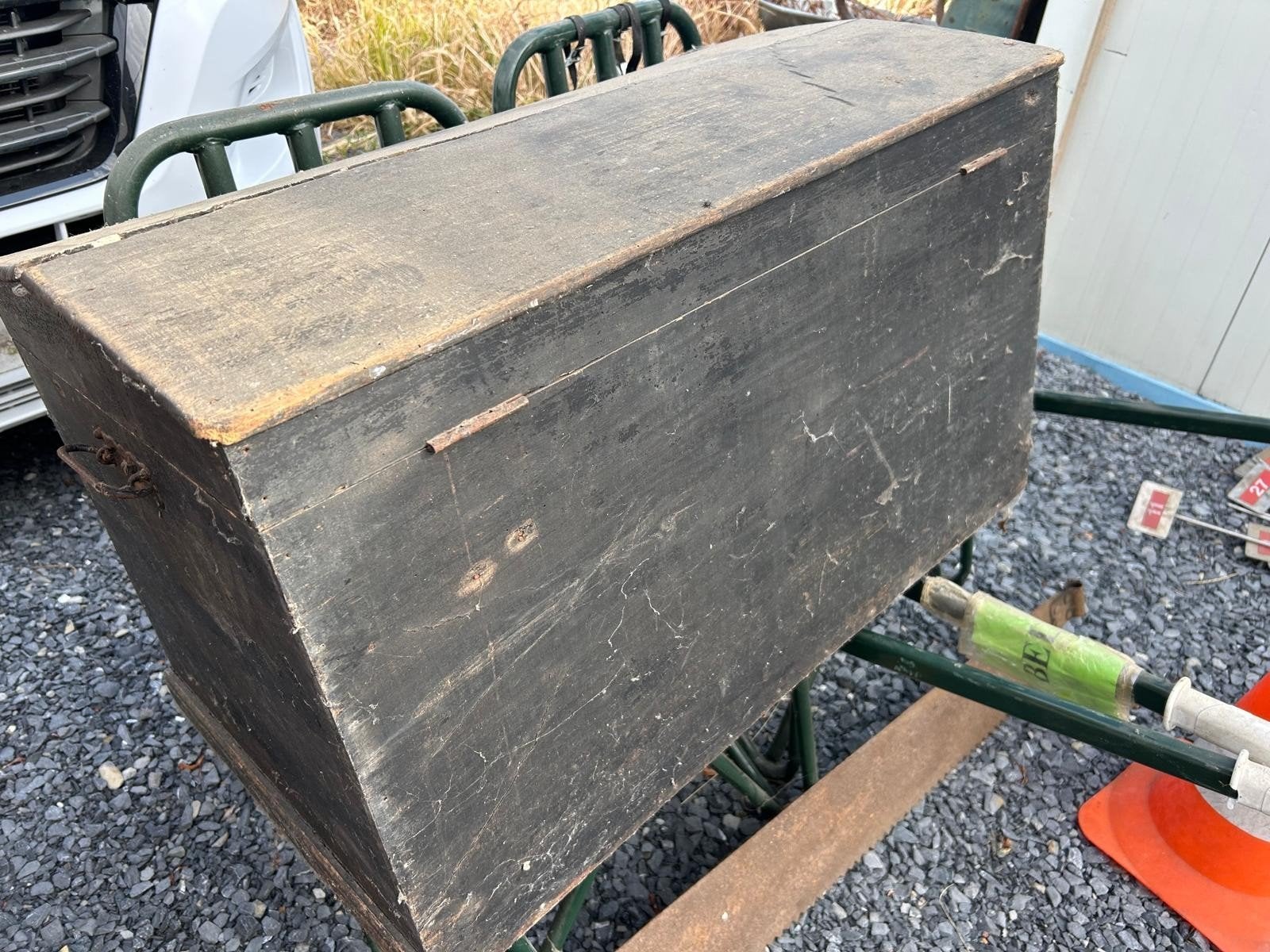 Houten kist, Maison & Meubles, Accessoires pour la Maison | Coffres, Enlèvement