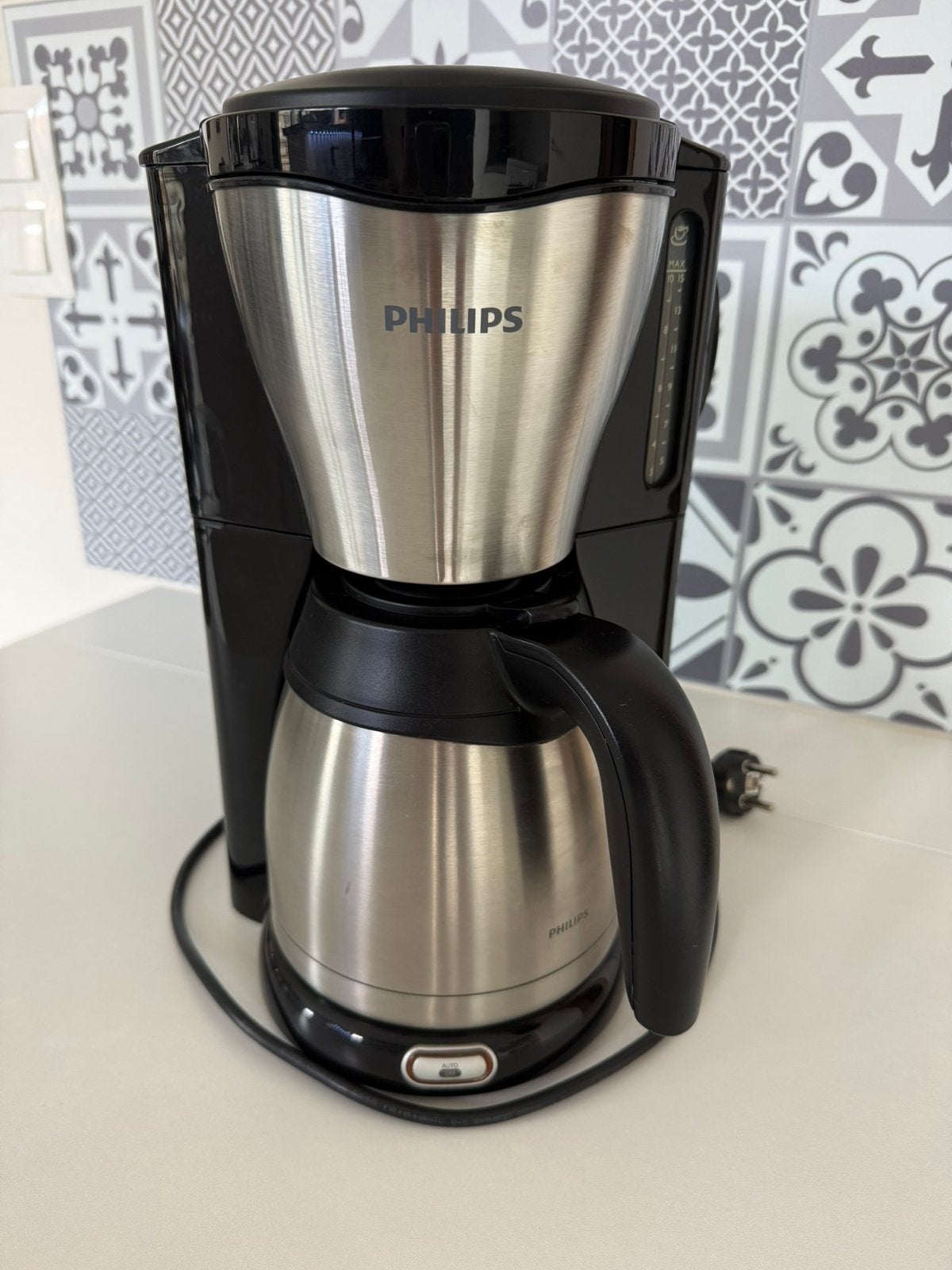 Philips HD7546 koffiezetapparaat met thermoskan!, Elektronische apparatuur, Ophalen, Gebruikt, 10 kopjes of meer, Koffiemachine