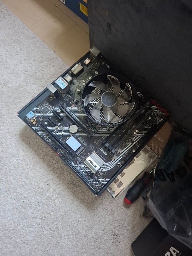 Carte mere asus prime b460 ma avec i5 11400f, Computers en Software, Ophalen, DDR4, Nieuw, ATX