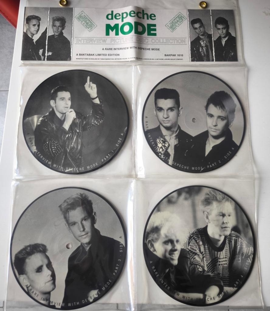 Depeche Mode Picture disc collection Interview Uk, Picture disc, Enlèvement