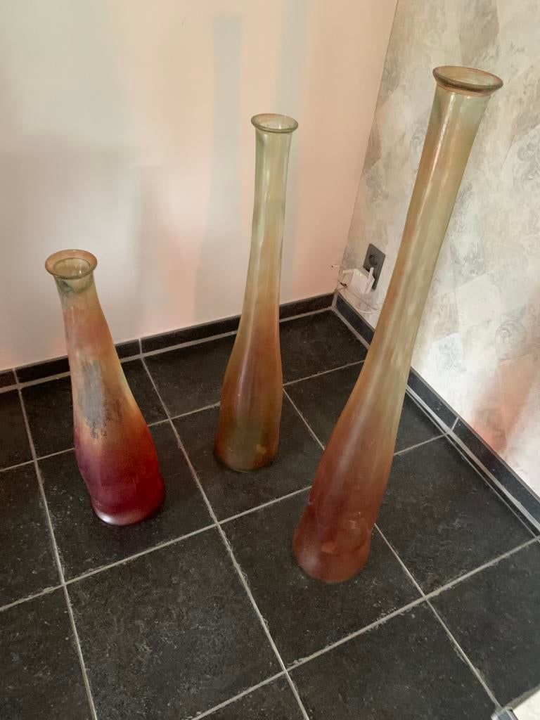 Vazen, Huis en Inrichting, Woonaccessoires | Vazen, Ophalen, Zo goed als nieuw, Rood