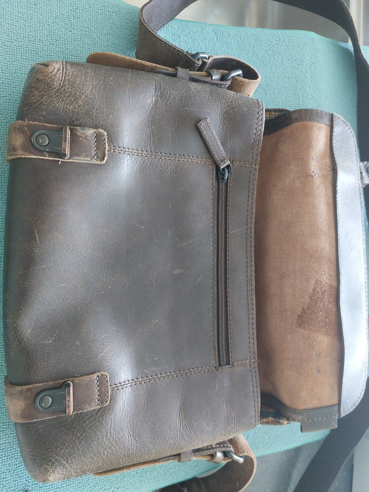 Sac à main Saunts & Uncle, Autres marques, Cuir, Brun, Enlèvement
