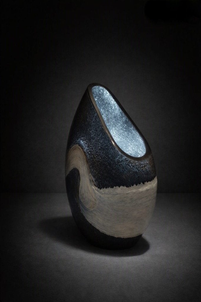 Pièce unique, vase en cristal de l'Atelier des Arts du Verre, Antiquités & Art, Enlèvement