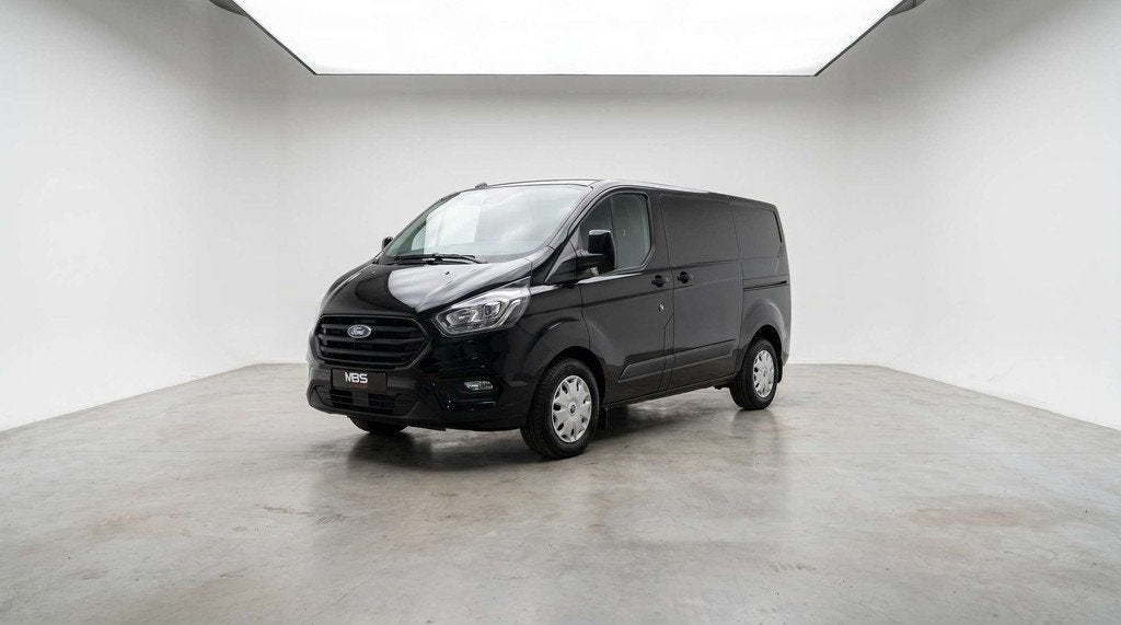 Ford Transit Custom 2.0 TDCi L2H2 Limited* CAMÉRA * CLIM *, Auto's, Bi-Xenon koplampen, Stof, Gebruikt, Zwart
