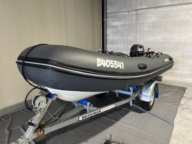 BRIG FALCON 360 RIB incl aanhangwagen en Motor Yamaha 20pk, Watersport en Boten, Rubberboten, Ophalen, Yamaha, Zo goed als nieuw