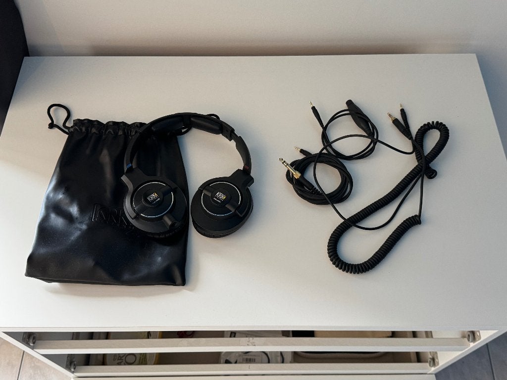 KRK KNS-8400 studio hoofdtelefoon, nieuwstaat, Audio, Tv en Foto, Hoofdtelefoons, Zo goed als nieuw, Studio / DJ, Overige merken