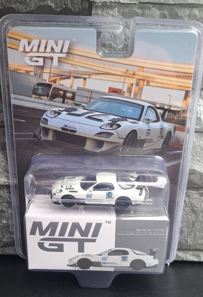 Mazda RX-7 1/64ème mini gt (blister édition), Auto, Nieuw, Ophalen of Verzenden, Mini GT