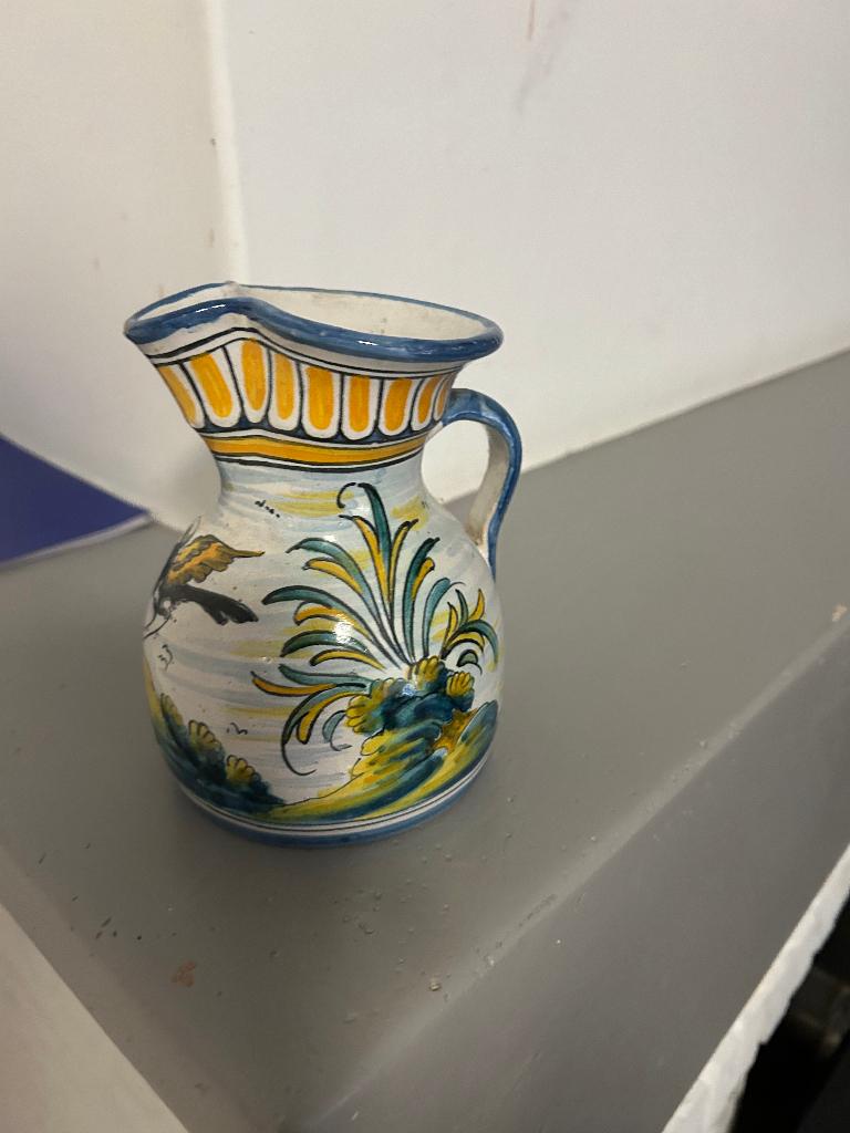 Prachtig vaasje met kenmerk, Huis en Inrichting, Woonaccessoires | Vazen, Ophalen, Zo goed als nieuw, Blauw