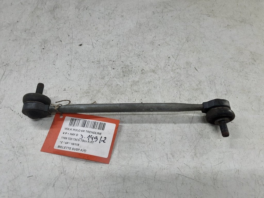 STABILISATORSTANG KOPPELSTANG RECHTS VOOR Polo V (6R), Gebruikt, Volkswagen, Mevr. I. Hauben, Rue de l'Espoir 34 34
4030  GRIVEGNÉE, BE