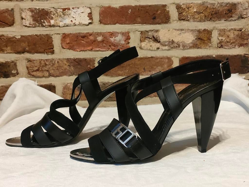 Ongedragen, elegante, vintage Miss Sixty sandalen, Ophalen, Zwart