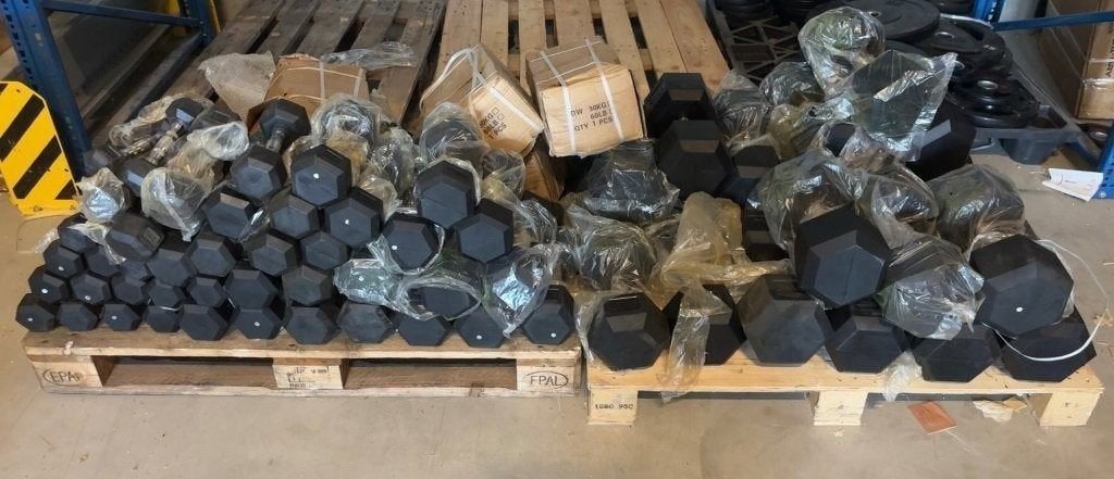 HEXA DUMBBELLS 1 T/M 40 KG – €1,50 PER KG | OPRUIMING