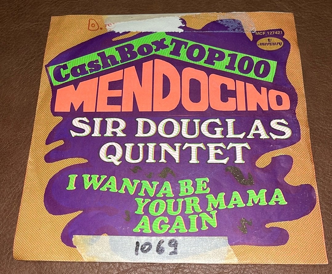 Sir Douglas Quintet ‎– Mendocino - 7” vinyl single - BE, Cd's en Dvd's, Ophalen of Verzenden, Gebruikt