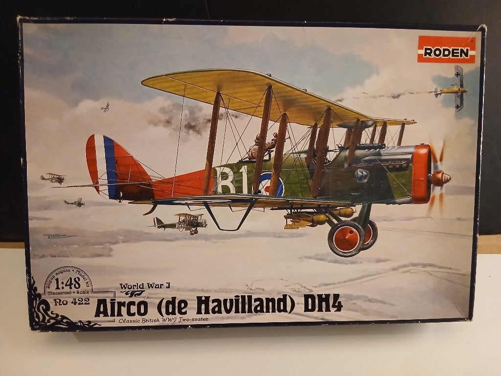 Roden (422): De Havilland DH.4 au 1:48, Enlèvement ou Envoi, Comme neuf, Avion, Plus grand que 1:72