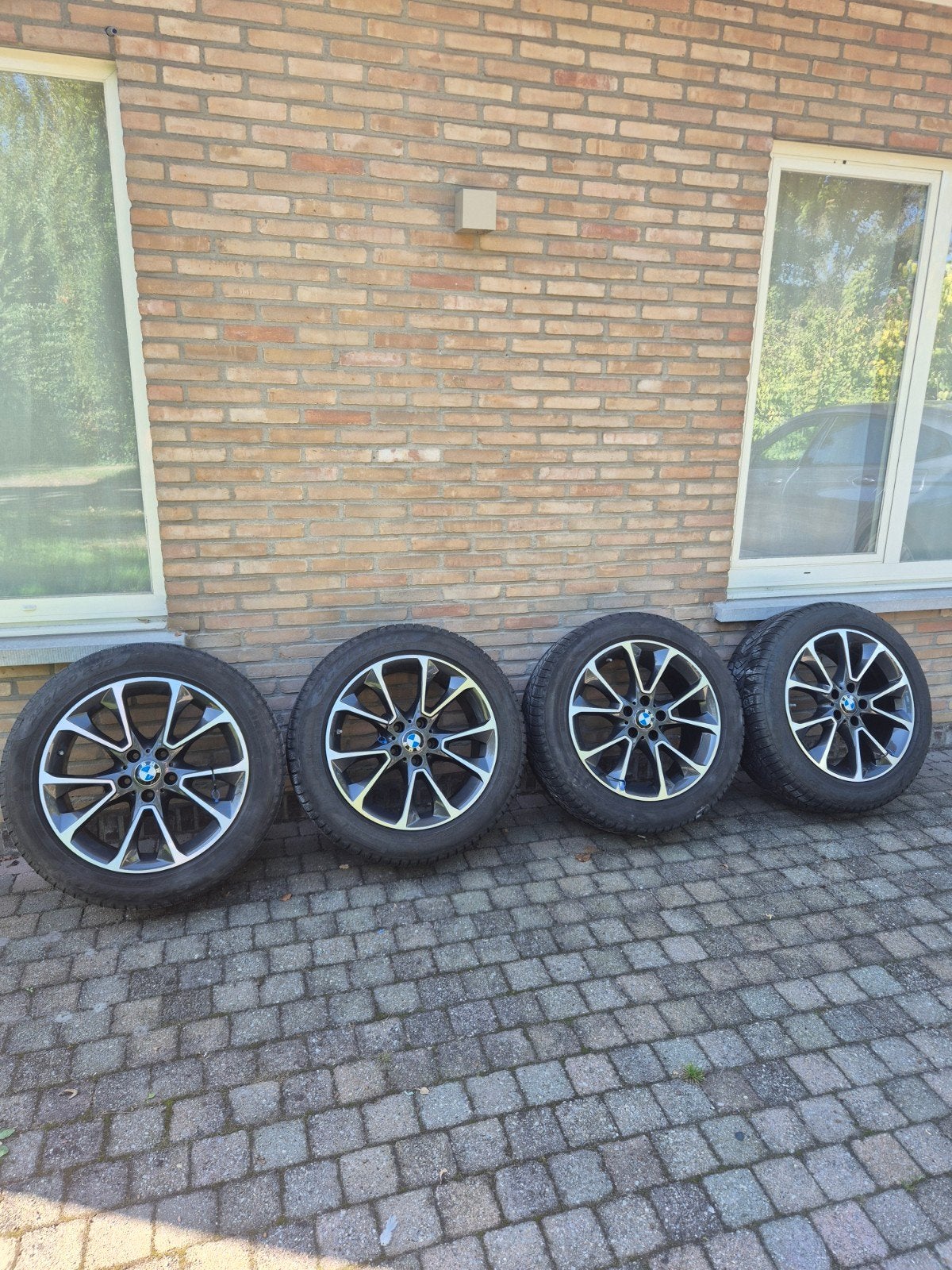 BMW X5 F15 WINTERSET 19 INCH, Gebruikt, 255 mm, Banden en Velgen, Winterbanden