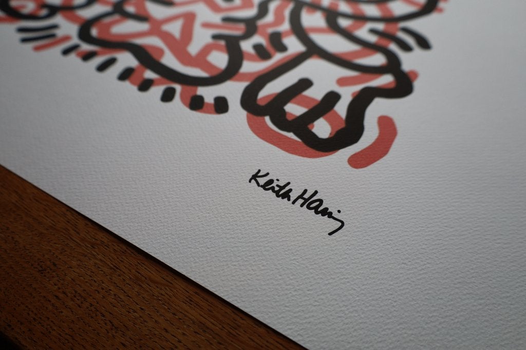 Keith Haring - lithografie, Antiquités & Art, Art | Lithographies & Sérigraphies, Signé dans la planche, Enlèvement, Lithographie