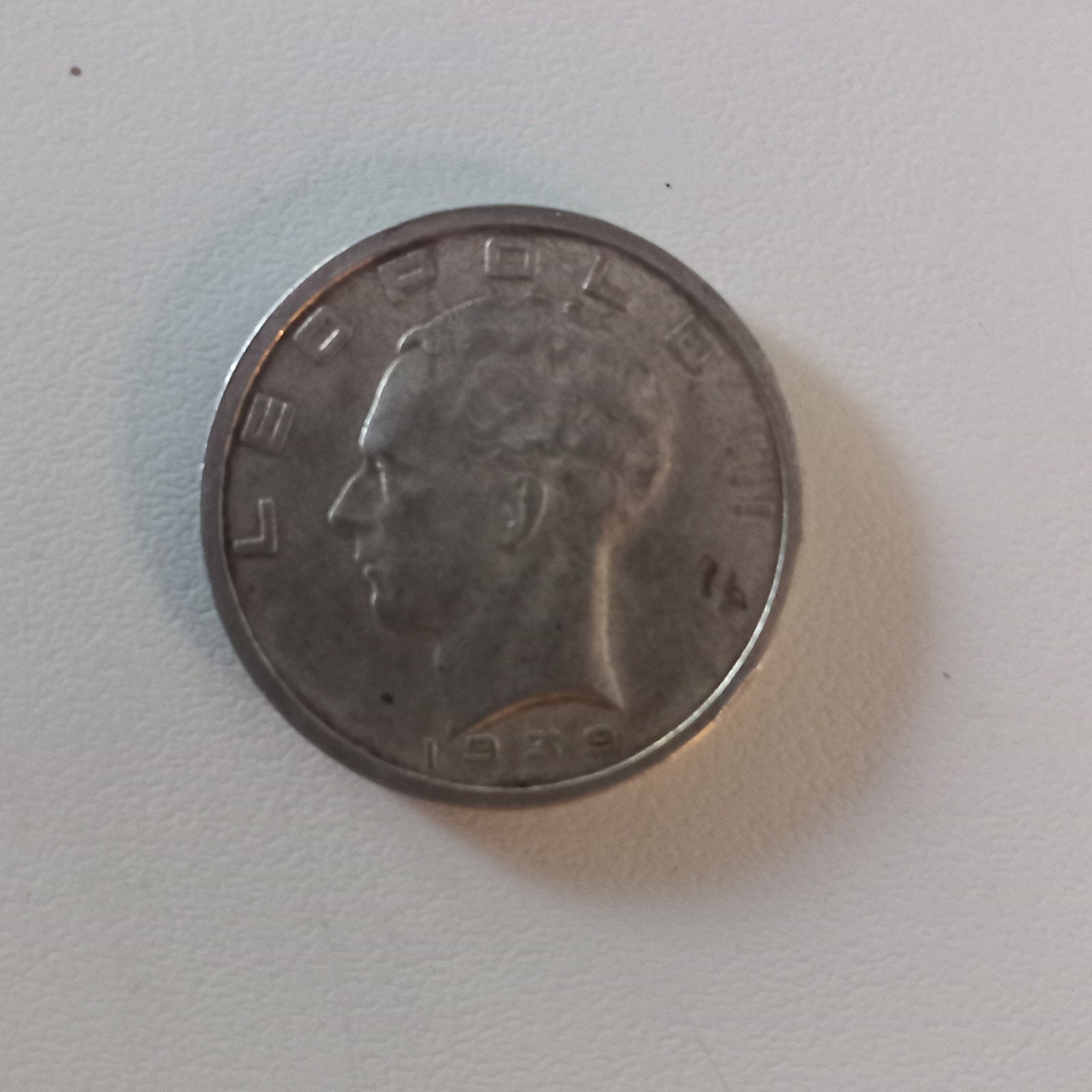 Argent 50 F Leopold 3 Belgique 1939, Enlèvement ou Envoi, Argent, Argent