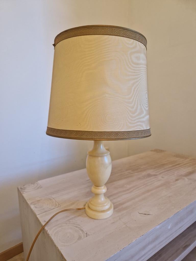 Tafel/kast verlichting met marmeren voet, Ophalen