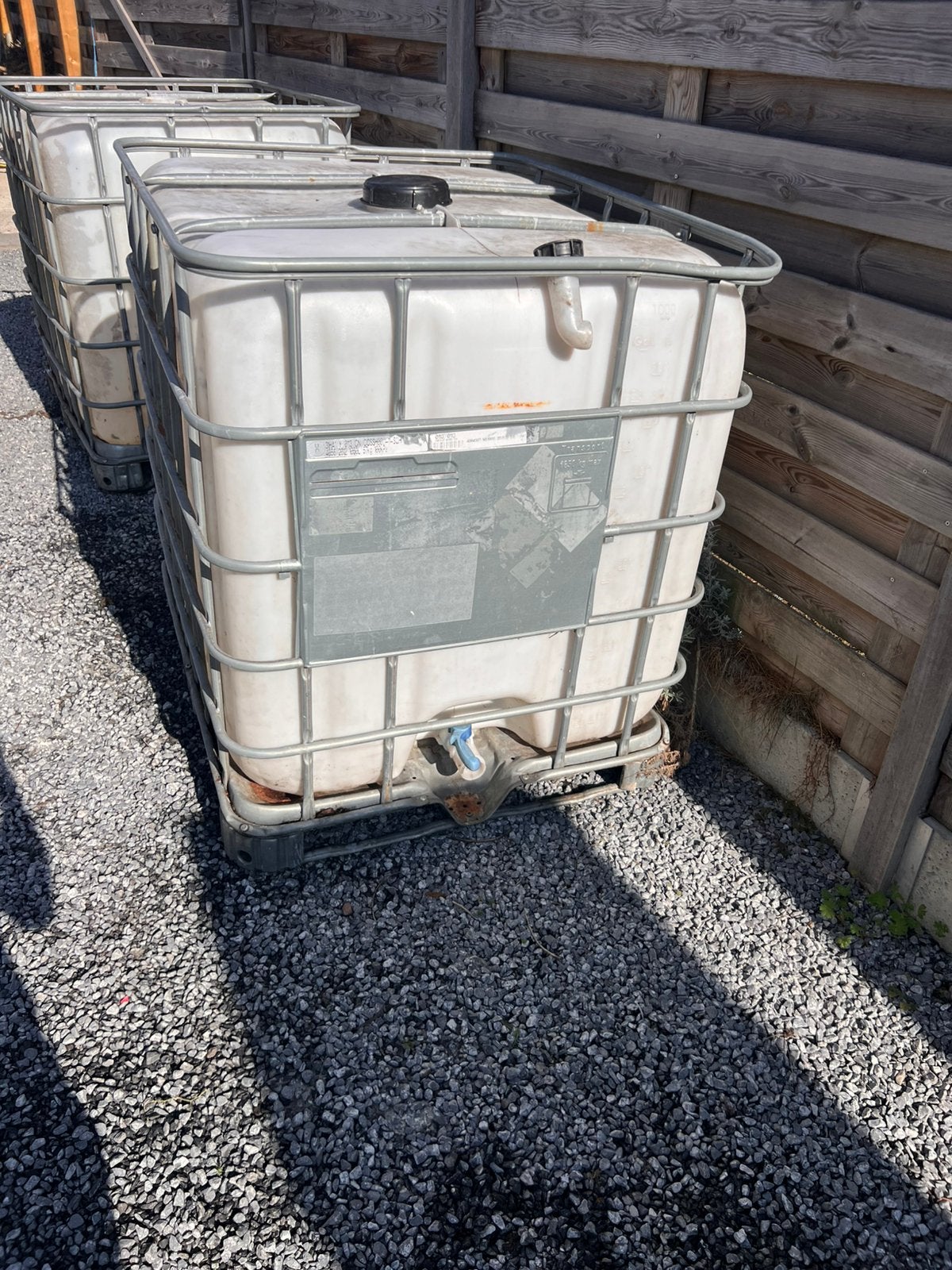Ibc vat moestuin 1000 l, Enlèvement, Utilisé