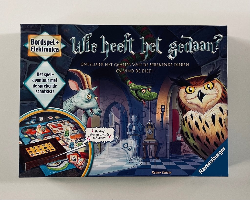 Bordspel Wie heeft het gedaan?, Drie of vier spelers, Ophalen, Gebruikt, Ravensburger