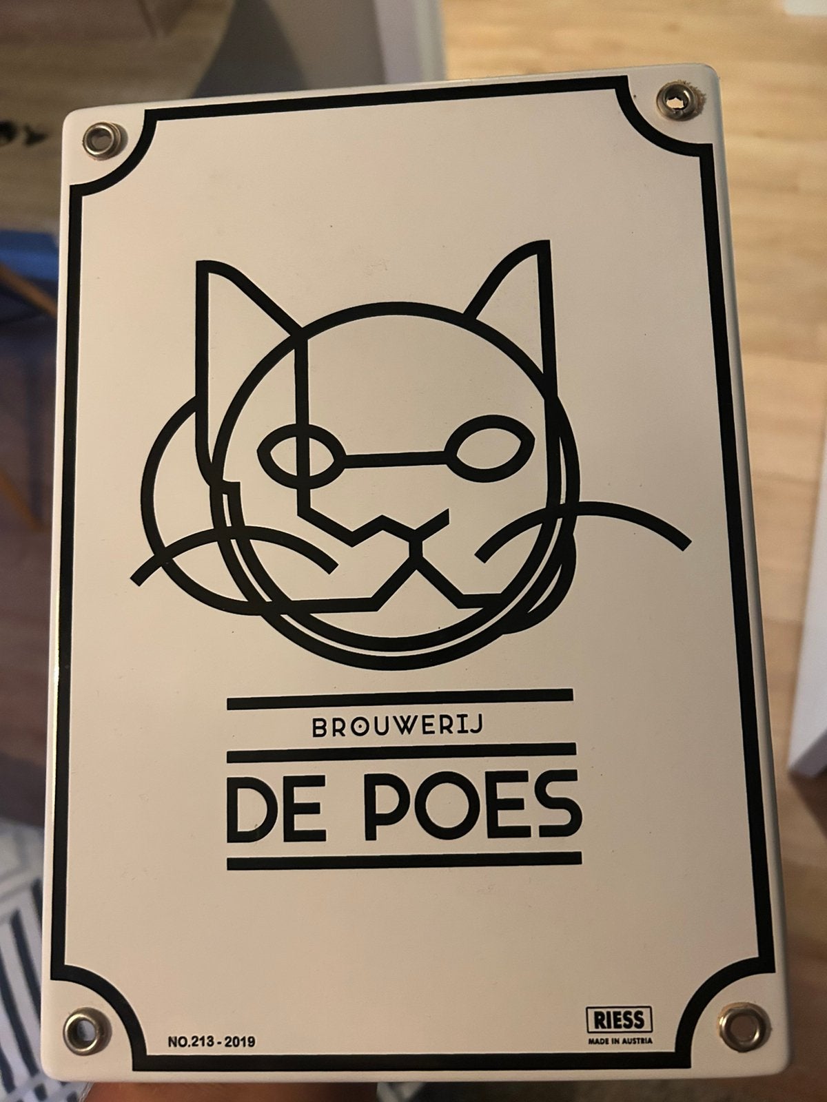 Emaille De Poes 2019, Ophalen of Verzenden, Zo goed als nieuw