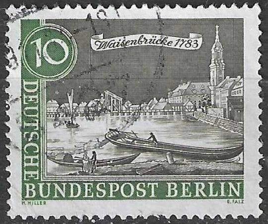Allemagne Berlin 1962/1963 - Yvert 197 - Berlin (ST), Envoi, Affranchi