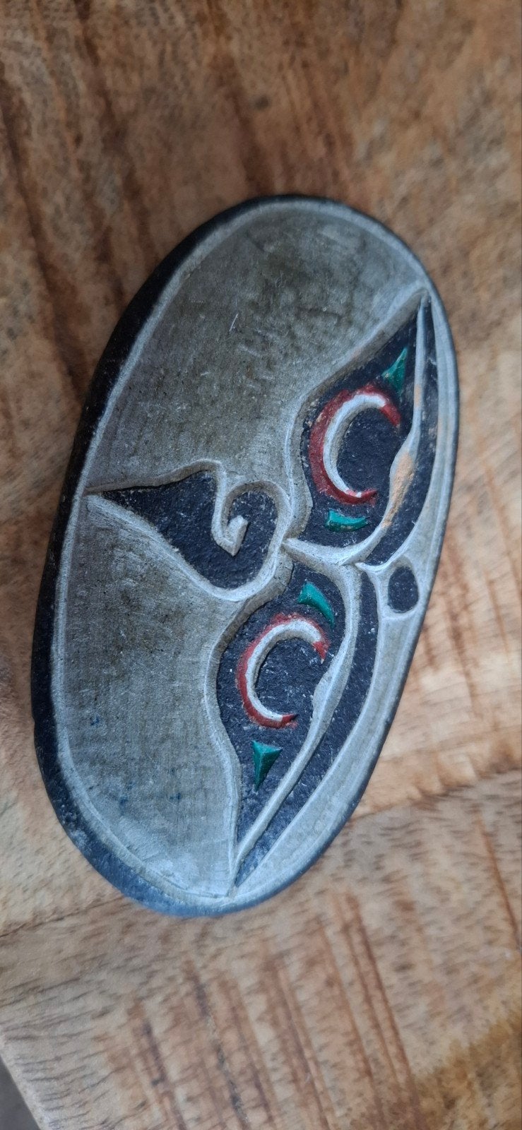 Tibetaanse mantra. op steen( Bhutaans), Antiek en Kunst, Ophalen
