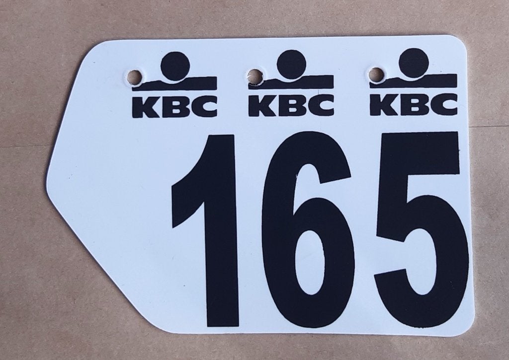 WIELRENNEN CYCLISME FIETS KADER NUMMER PLAATJE (26), Ophalen of Verzenden