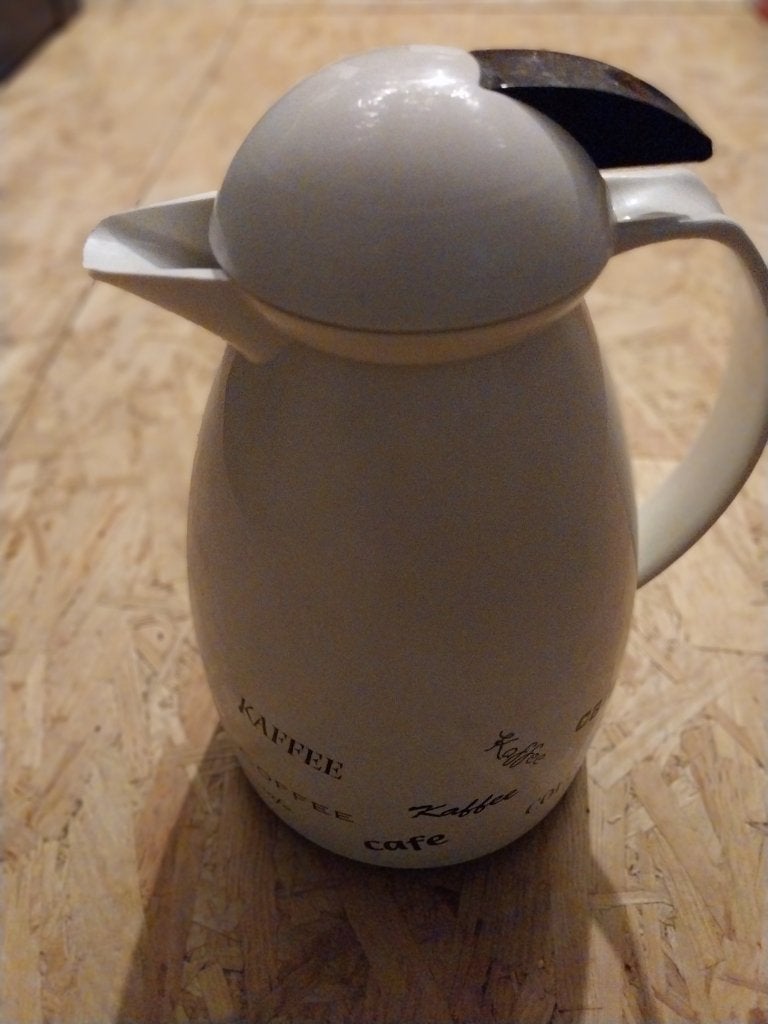 Thermoskan 1Liter, Ophalen of Verzenden, Wit
