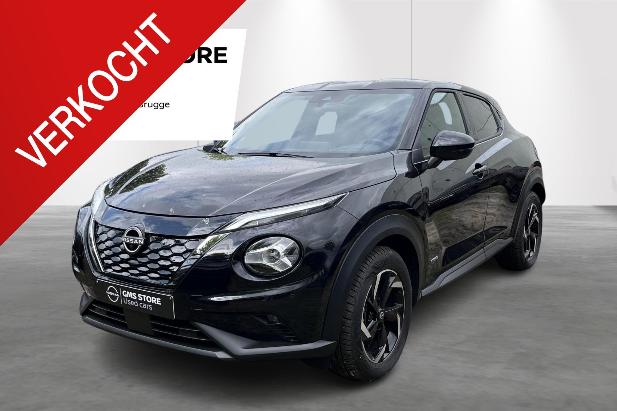 Nissan Juke 1.6 Hybrid 145 N-Connecta directiewagen 1600 kms, Stof, Gebruikt, 750 kg, 4 cilinders