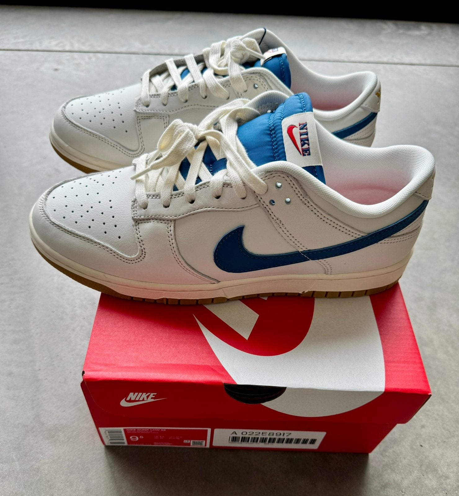 Nike dunk low sail origineel maat 43, Wit, Nieuw, Ophalen of Verzenden, Sneakers