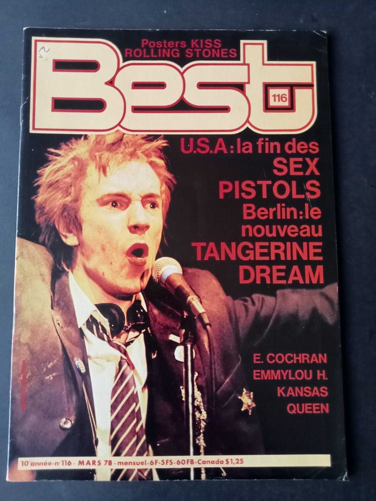 Sex Pistols, magazine french Best 1978, Enlèvement ou Envoi
