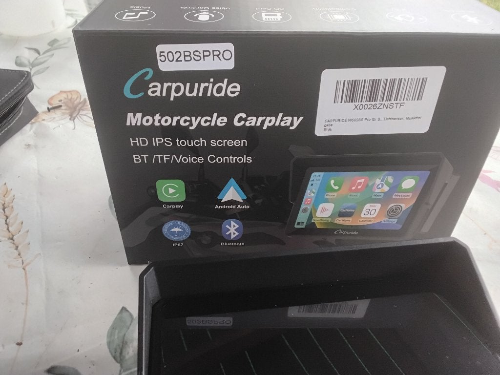 Gps moto bmw carpuride 502 bs pro neuf!,,, Enlèvement, Neuf